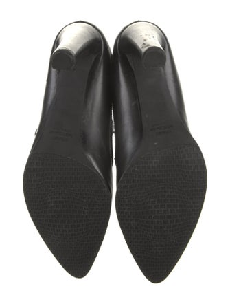 Stuart Weitzman Leather Lace-Up Boots