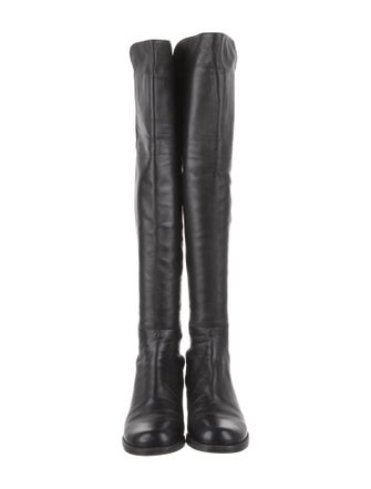Stuart Weitzman Leather Riding Boots