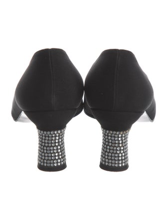 Stuart Weitzman Crystal Embellishments Pumps