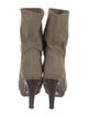 Stella McCartney Vegetarian Suede Studded Accents Boots
