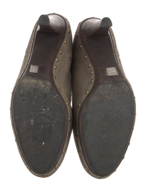 Stella McCartney Vegetarian Suede Studded Accents Boots