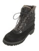 Stuart Weitzman Leather Combat Boots
