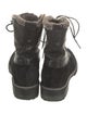 Stuart Weitzman Leather Combat Boots
