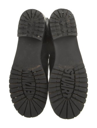 Stuart Weitzman Leather Combat Boots