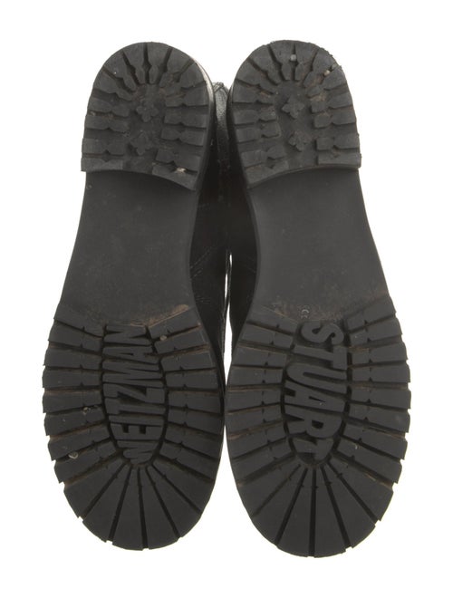 Stuart Weitzman Leather Combat Boots