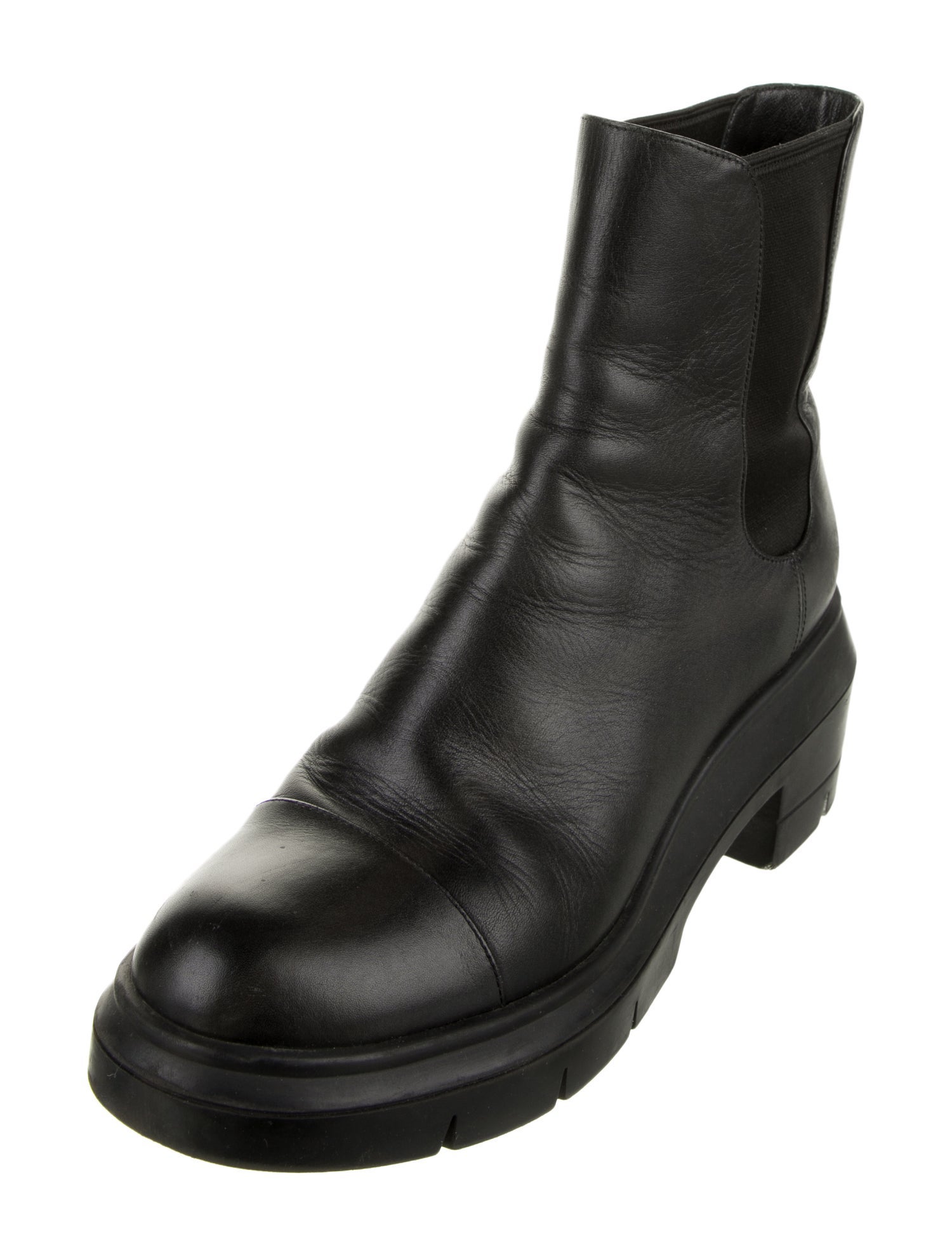 Stuart Weitzman Leather Chelsea Boots