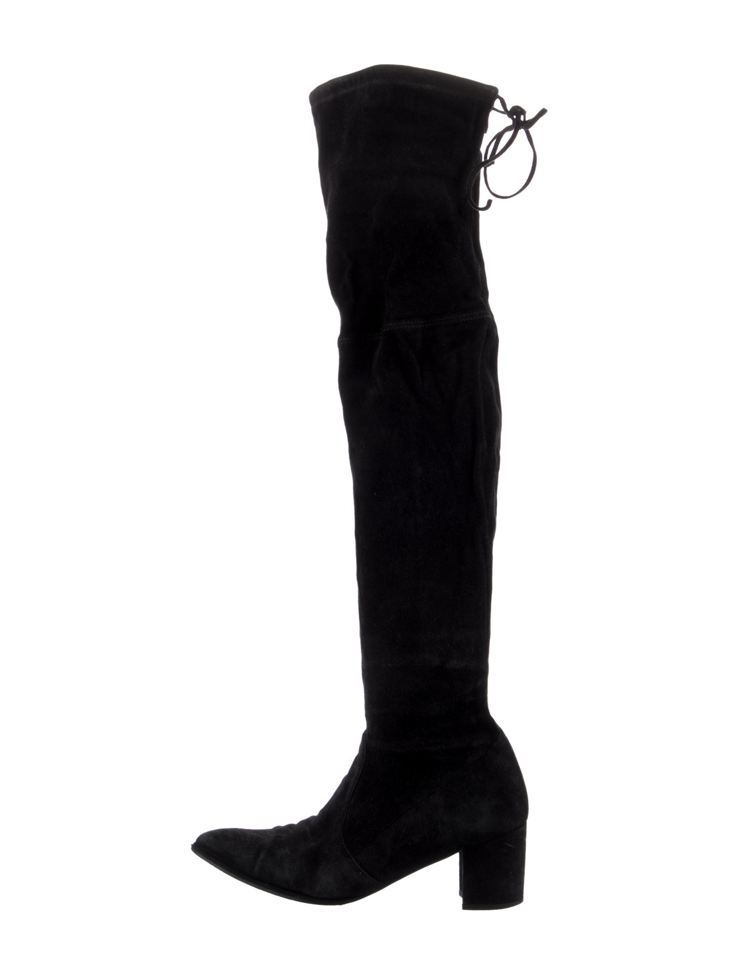 Stuart Weitzman Suede Lace-Up Boots