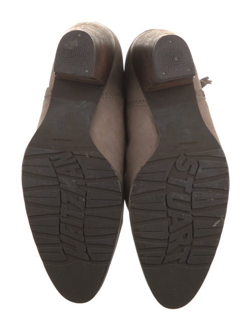 Stuart Weitzman Suede Tassel Accents Western Boots