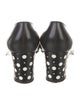 Stuart Weitzman Leather Polka Dot Print Pumps