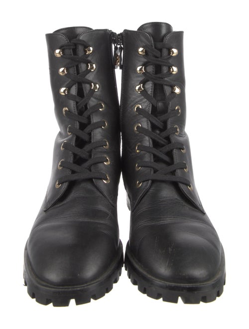 Stuart Weitzman Leather Combat Boots