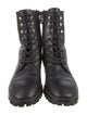 Stuart Weitzman Leather Combat Boots