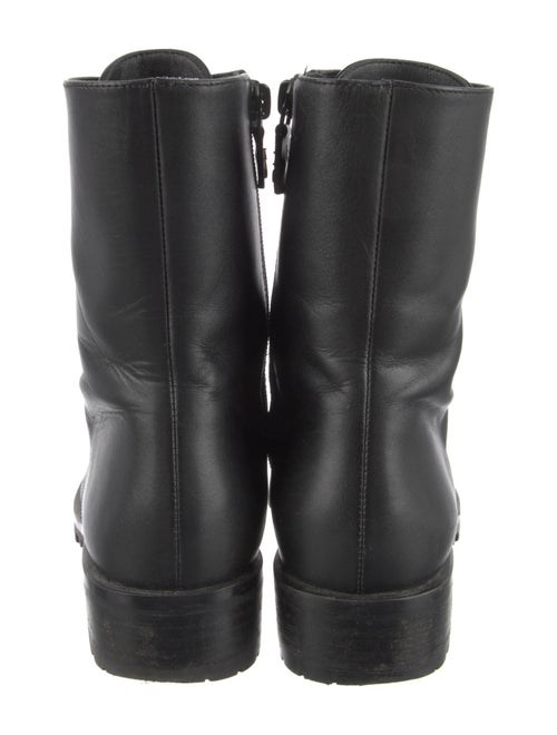Stuart Weitzman Leather Combat Boots
