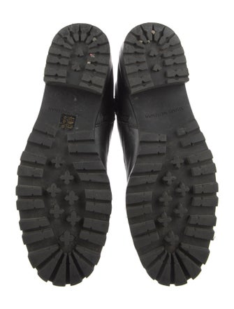 Stuart Weitzman Leather Combat Boots