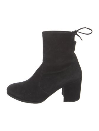 Stuart Weitzman Suede Lace-Up Boots