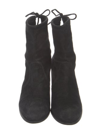 Stuart Weitzman Suede Lace-Up Boots