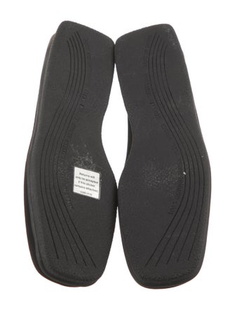 Stuart Weitzman Suede Animal Print Loafers