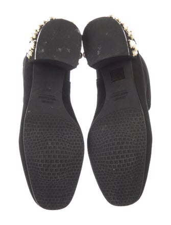 Stuart Weitzman Suede Studded Accents Boots