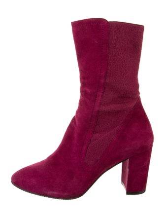 Stuart Weitzman Suede Sock Boots