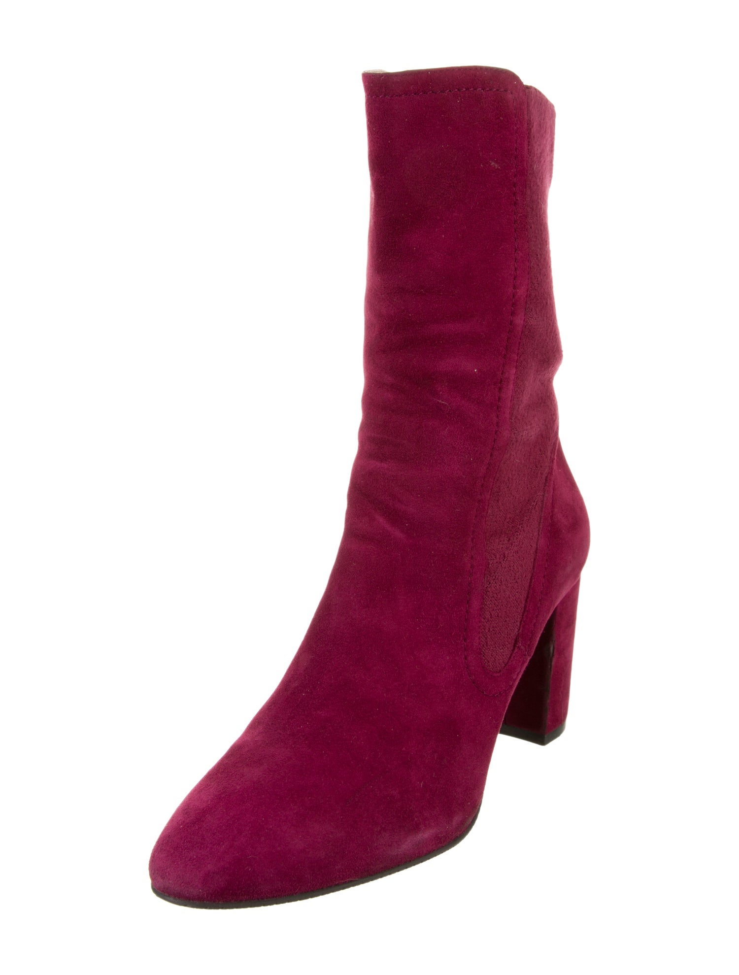 Stuart Weitzman Suede Sock Boots
