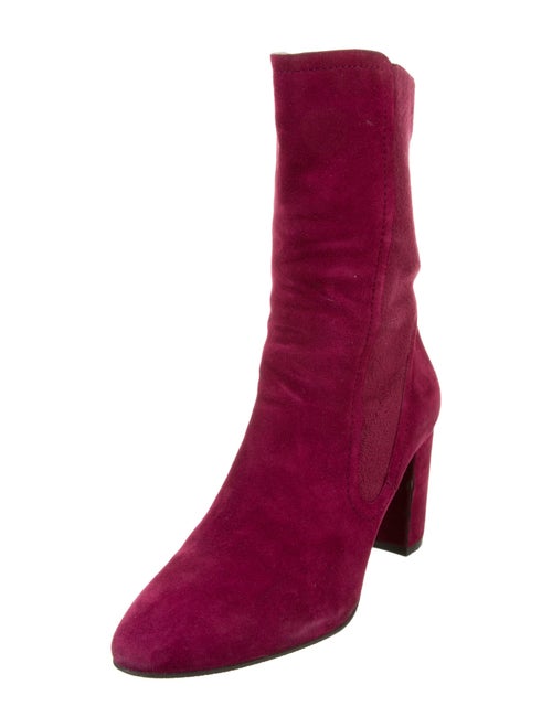 Stuart Weitzman Suede Sock Boots