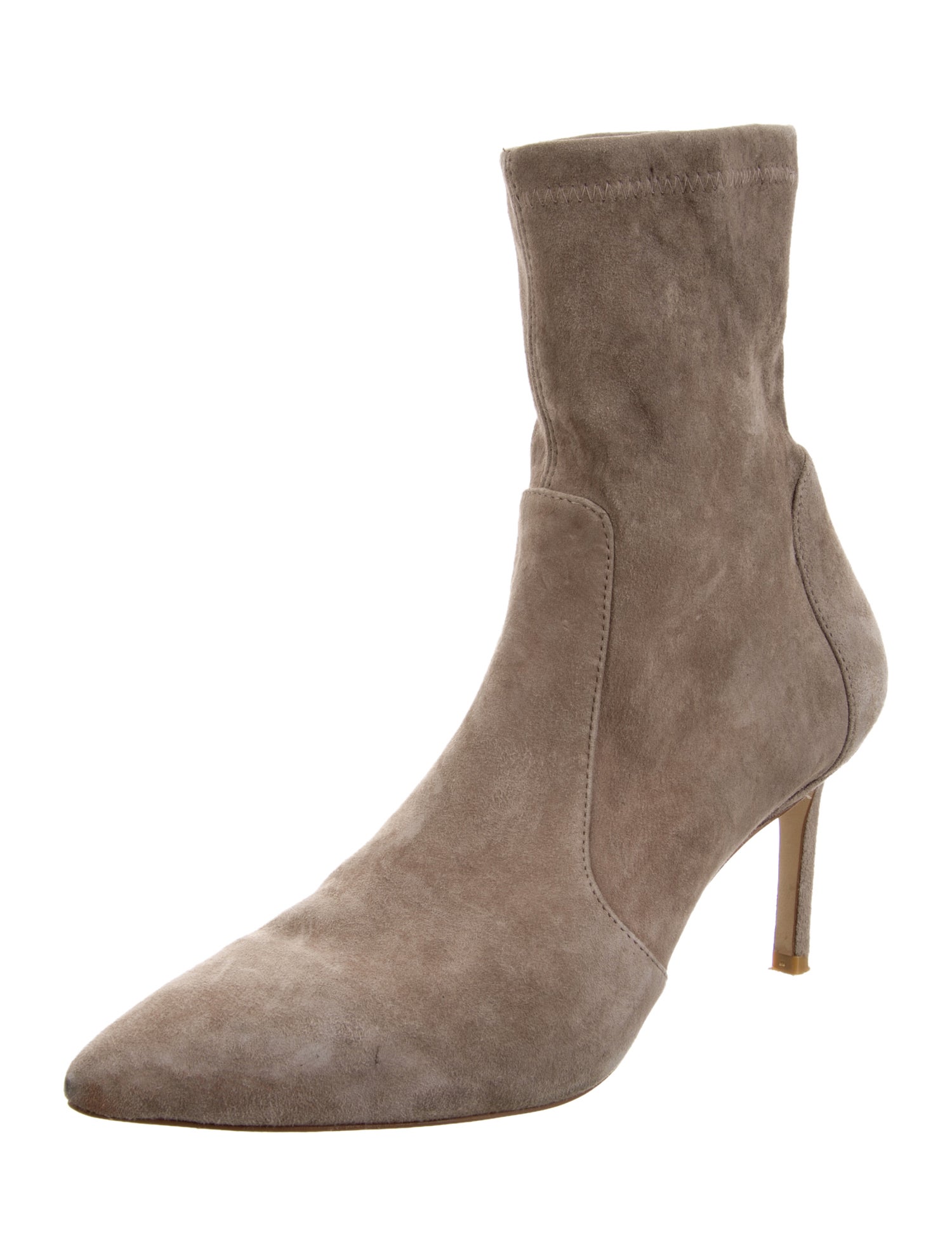 Stuart Weitzman Suede Sock Boots