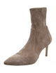 Stuart Weitzman Suede Sock Boots