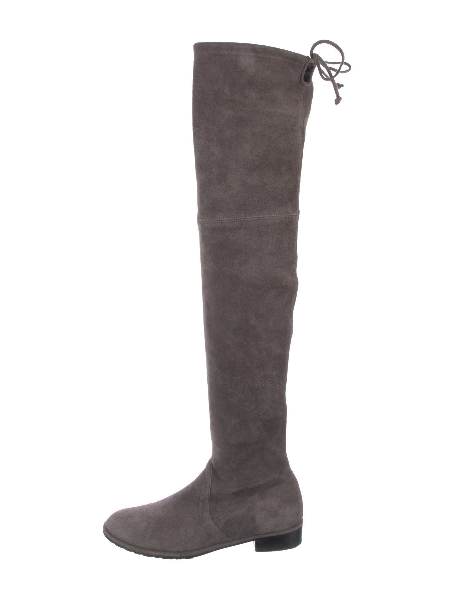 Stuart Weitzman Suede Lace-Up Boots