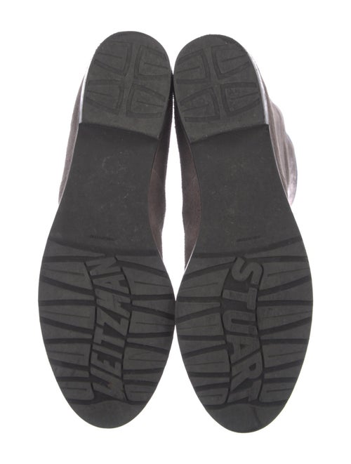 Stuart Weitzman Suede Lace-Up Boots