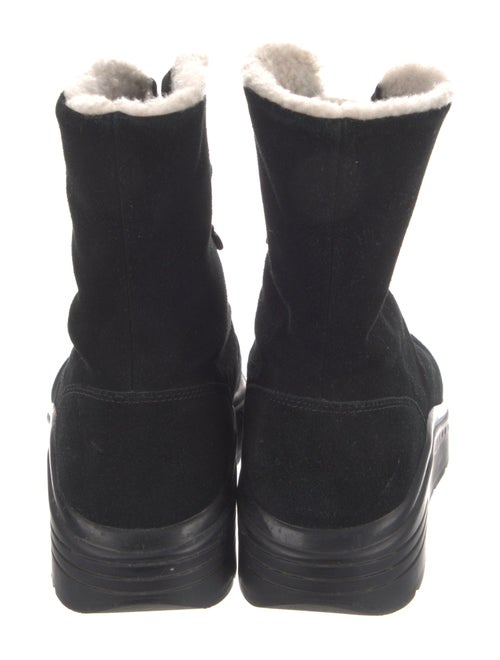 Stuart Weitzman Suede Lace-Up Boots