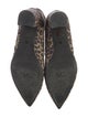 Stuart Weitzman Silk Animal Print Sock Boots