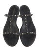 Stuart Weitzman Rubber Studded Accents T-Strap Sandals