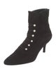 Stuart Weitzman Suede Studded Accents Boots