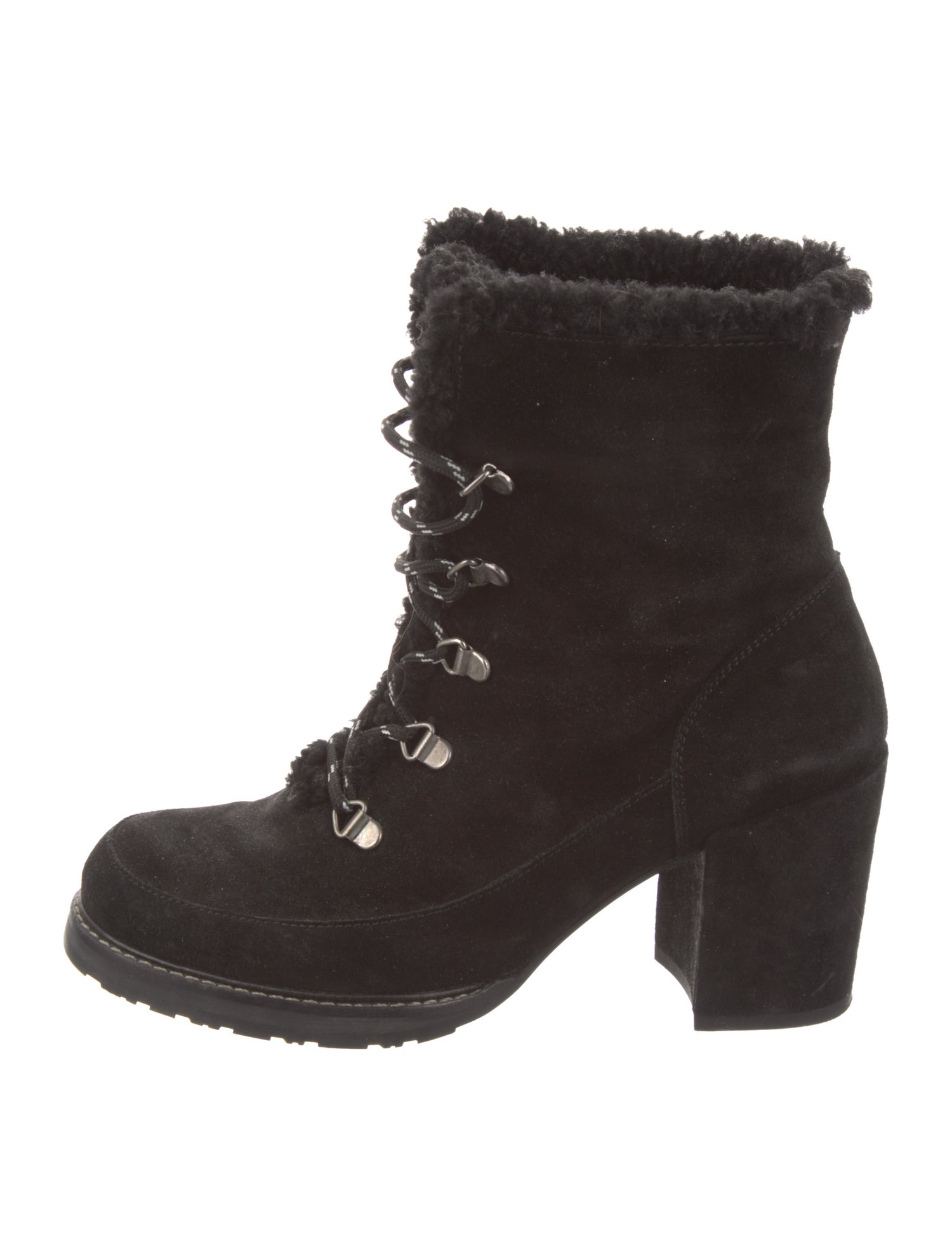Stuart Weitzman Suede Lace-Up Boots