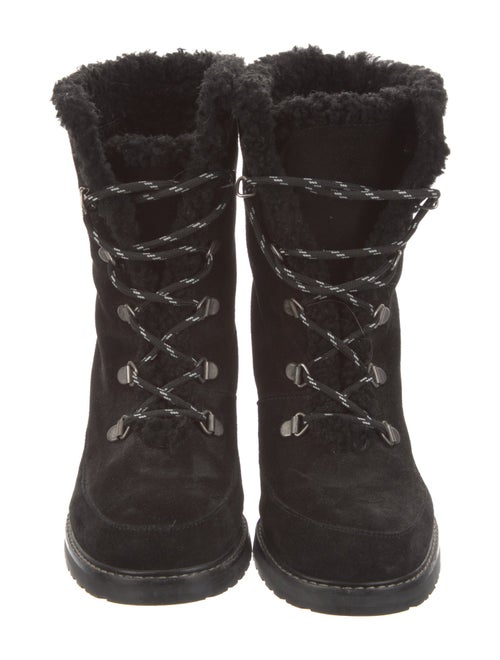 Stuart Weitzman Suede Lace-Up Boots
