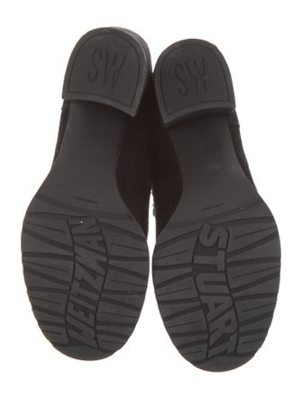 Stuart Weitzman Suede Lace-Up Boots