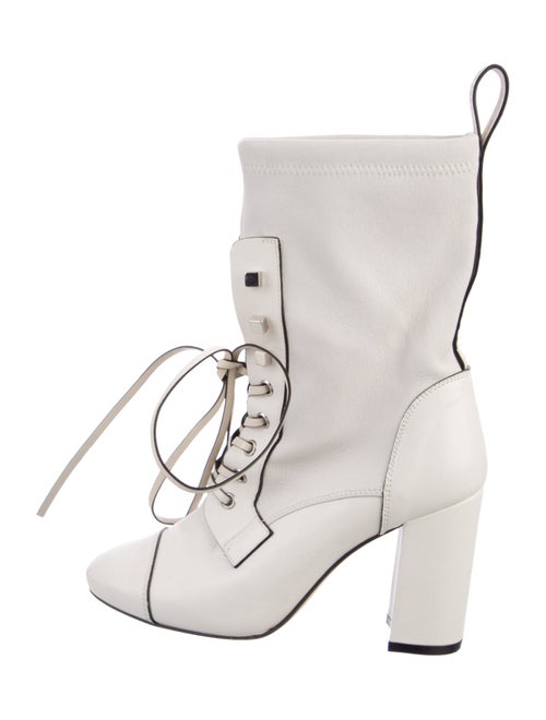 Stuart Weitzman Leather Lace-Up Boots