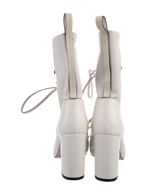 Stuart Weitzman Leather Lace-Up Boots