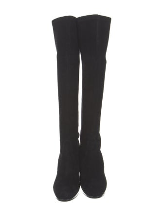 Stuart Weitzman Suede Sock Boots