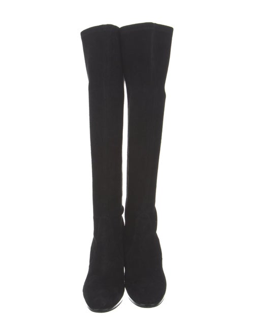 Stuart Weitzman Suede Sock Boots