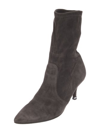 Stuart Weitzman Suede Sock Boots