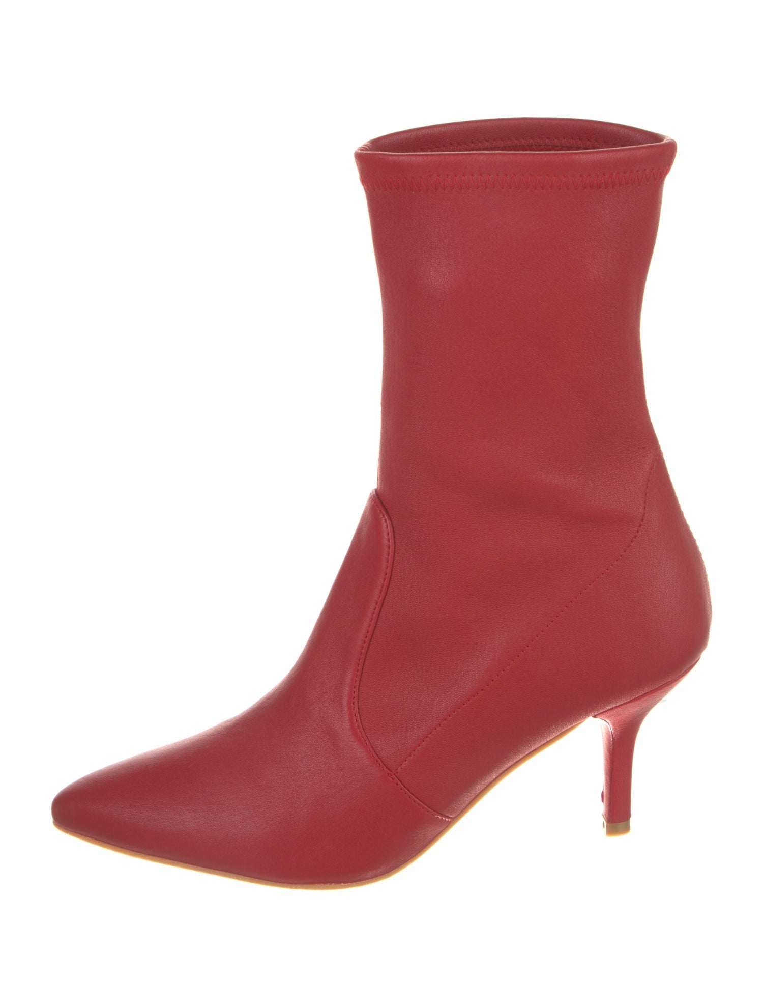 Stuart Weitzman Leather Sock Boots