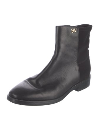 Stuart Weitzman Leather Chelsea Boots