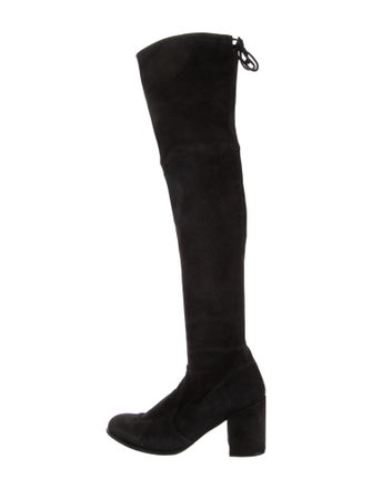 Stuart Weitzman Suede Sock Boots
