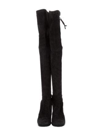 Stuart Weitzman Suede Sock Boots