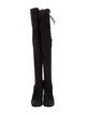 Stuart Weitzman Suede Sock Boots