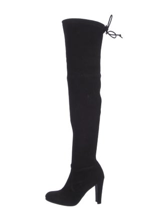 Stuart Weitzman Suede Sock Boots