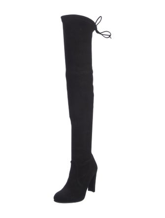 Stuart Weitzman Suede Sock Boots