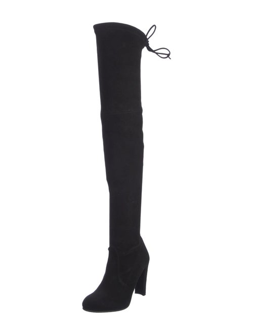Stuart Weitzman Suede Sock Boots