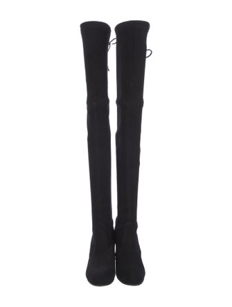 Stuart Weitzman Suede Sock Boots