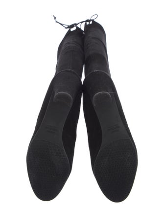 Stuart Weitzman Suede Sock Boots